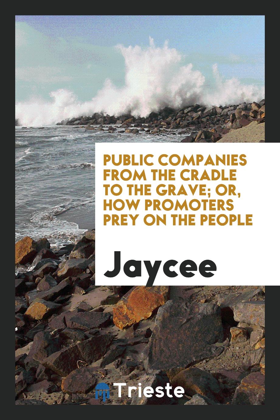 Public Companies from the Cradle to the Grave; Or, How Promoters Prey on the People