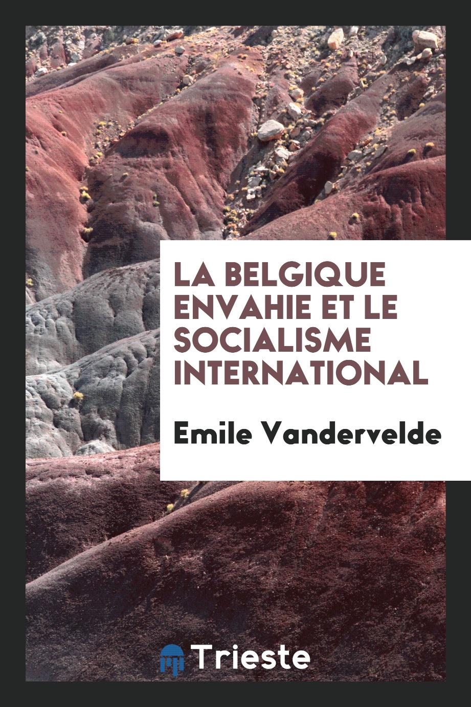 La Belgique envahie et le socialisme international