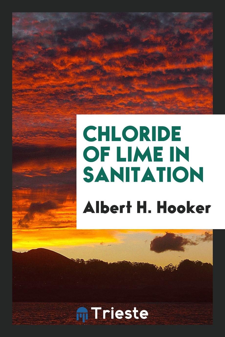 Chloride of Lime in Sanitation