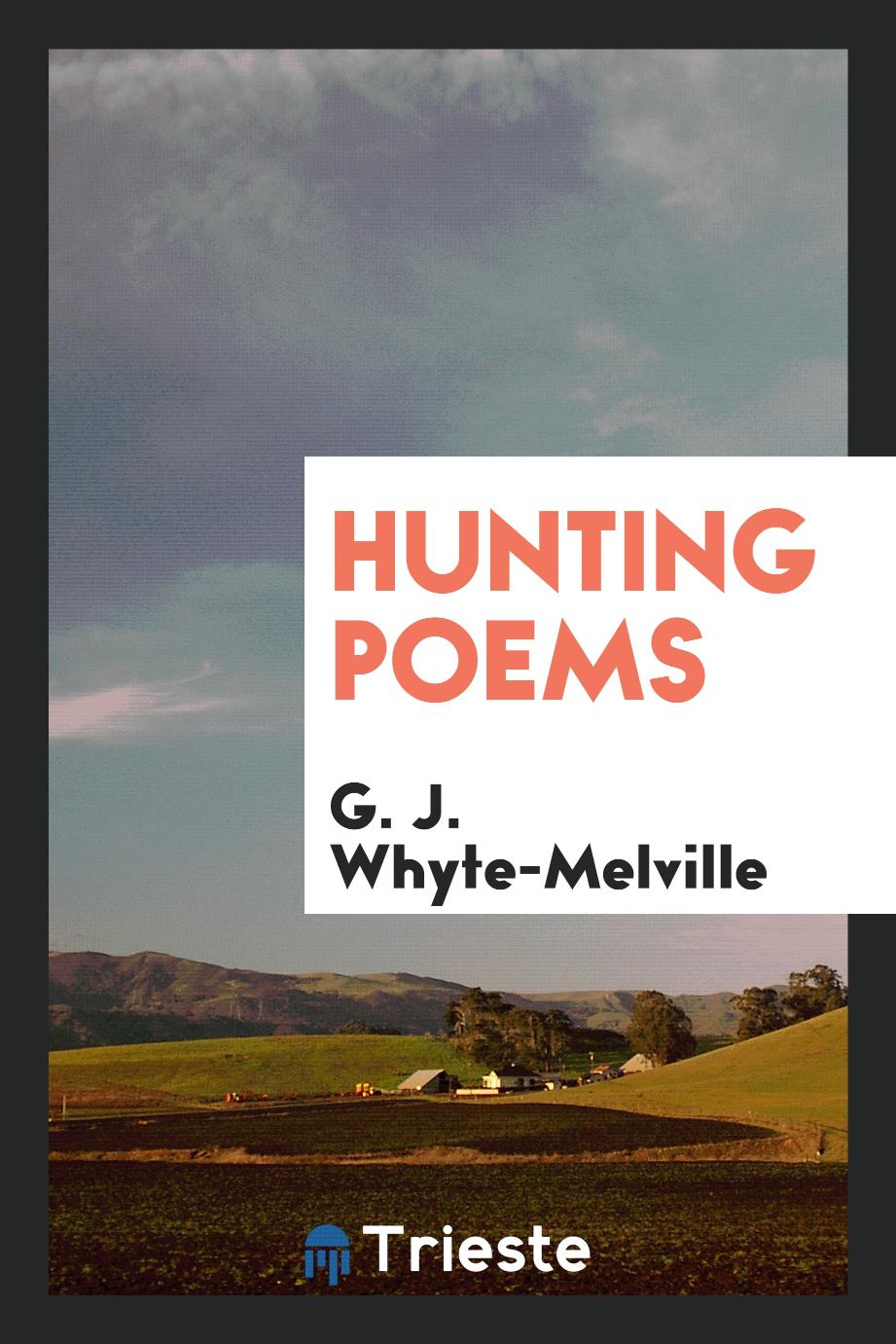 Hunting poems