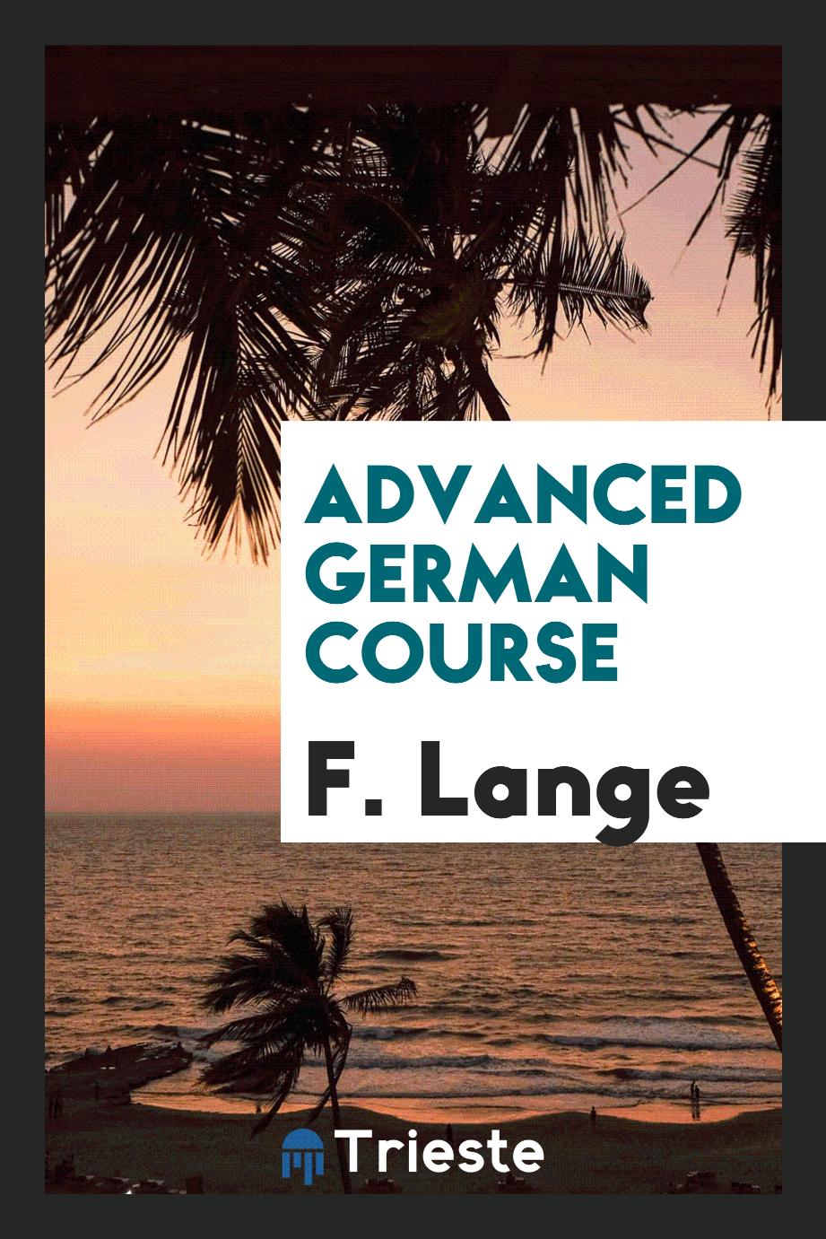 Advanced German course