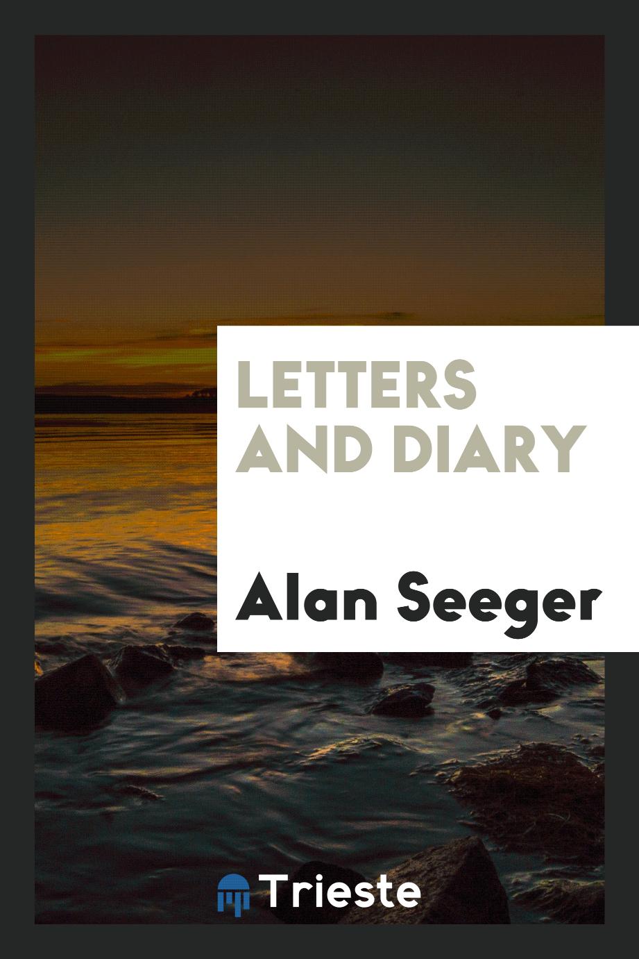 Letters and diary