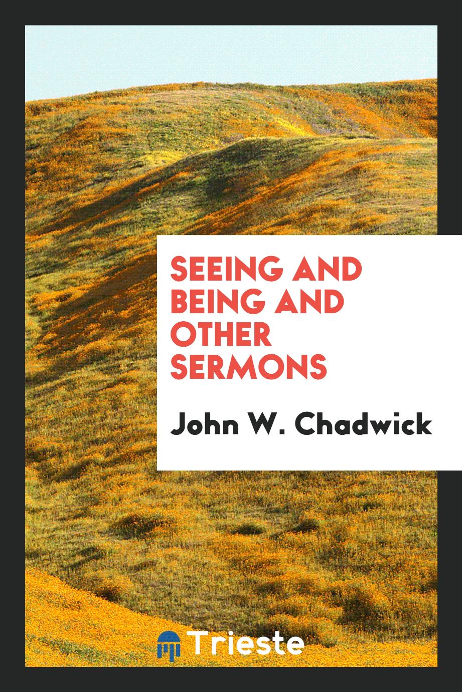 Seeing and Being and Other Sermons