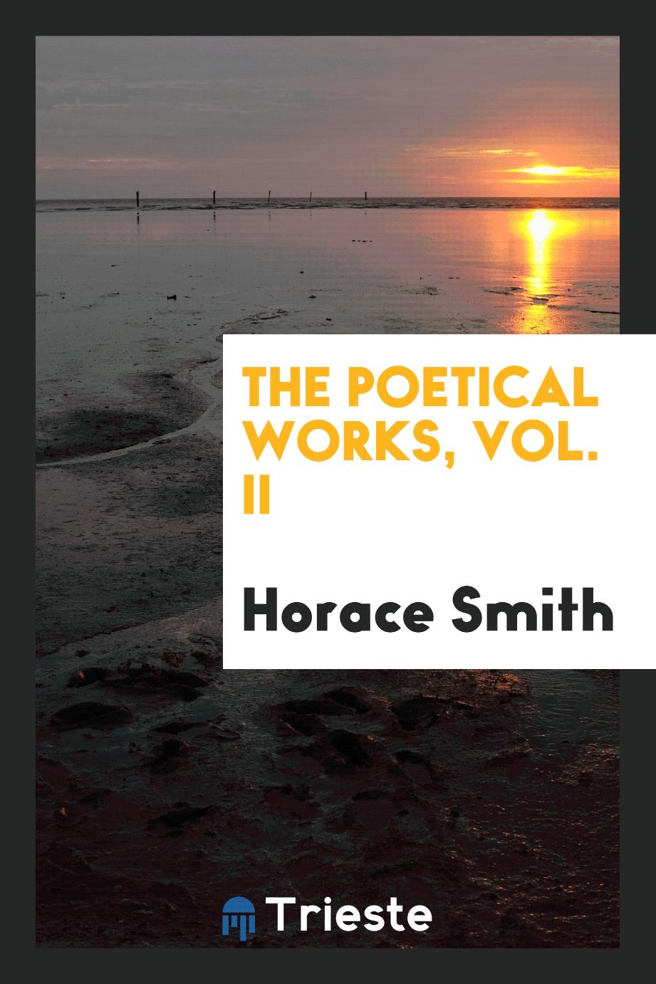 The poetical works, Vol. II