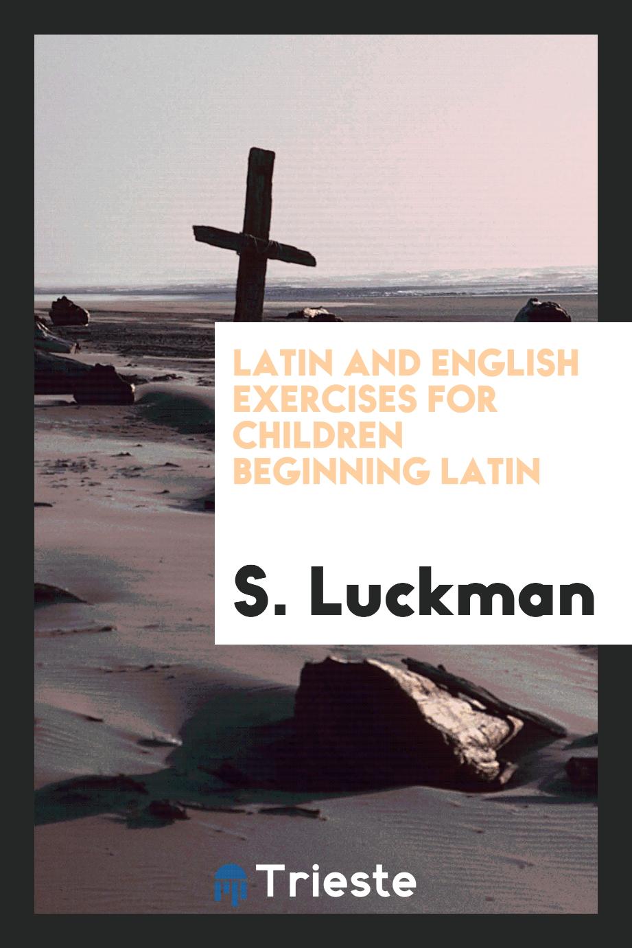 Latin and English exercises for children beginning Latin