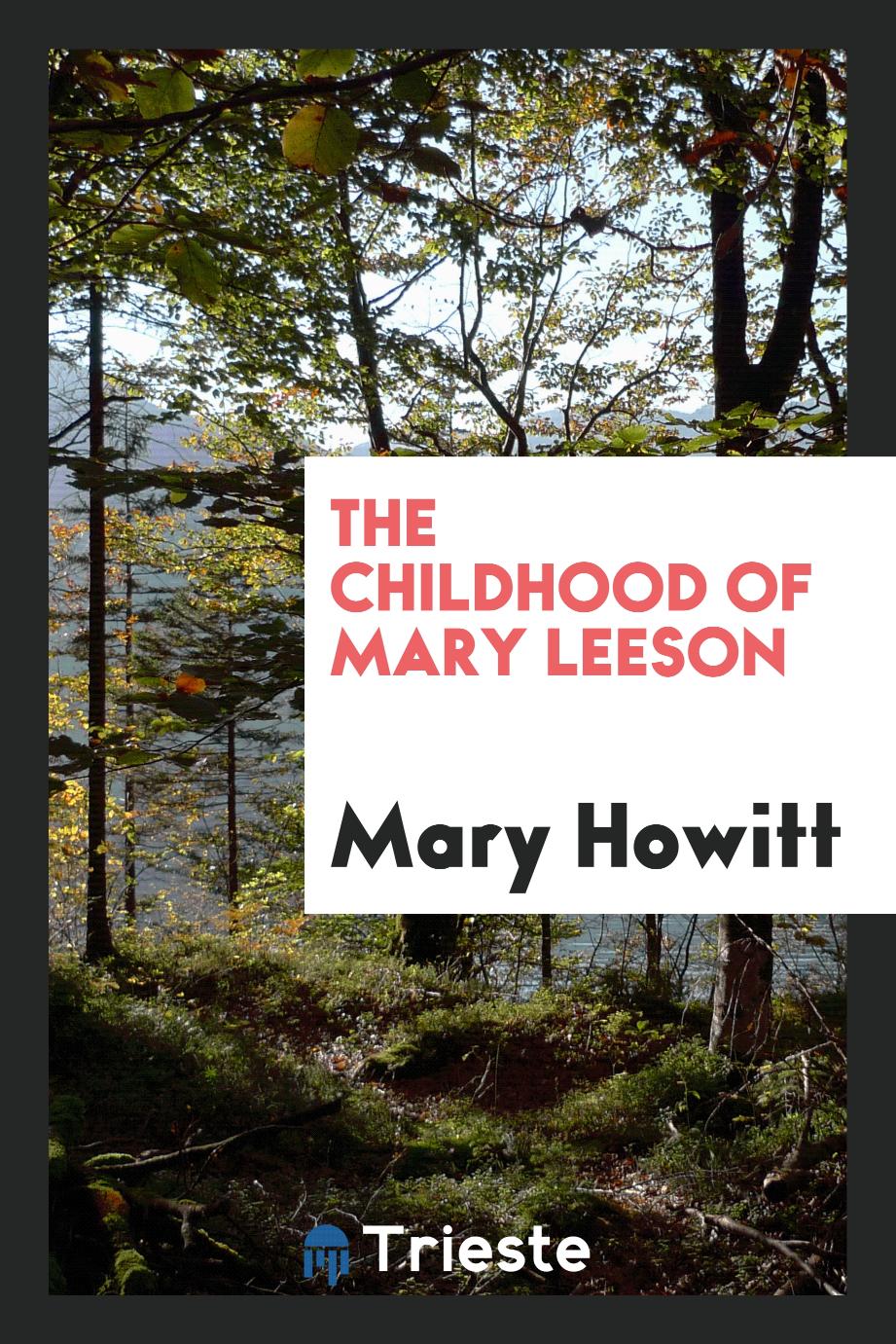 The Childhood of Mary Leeson