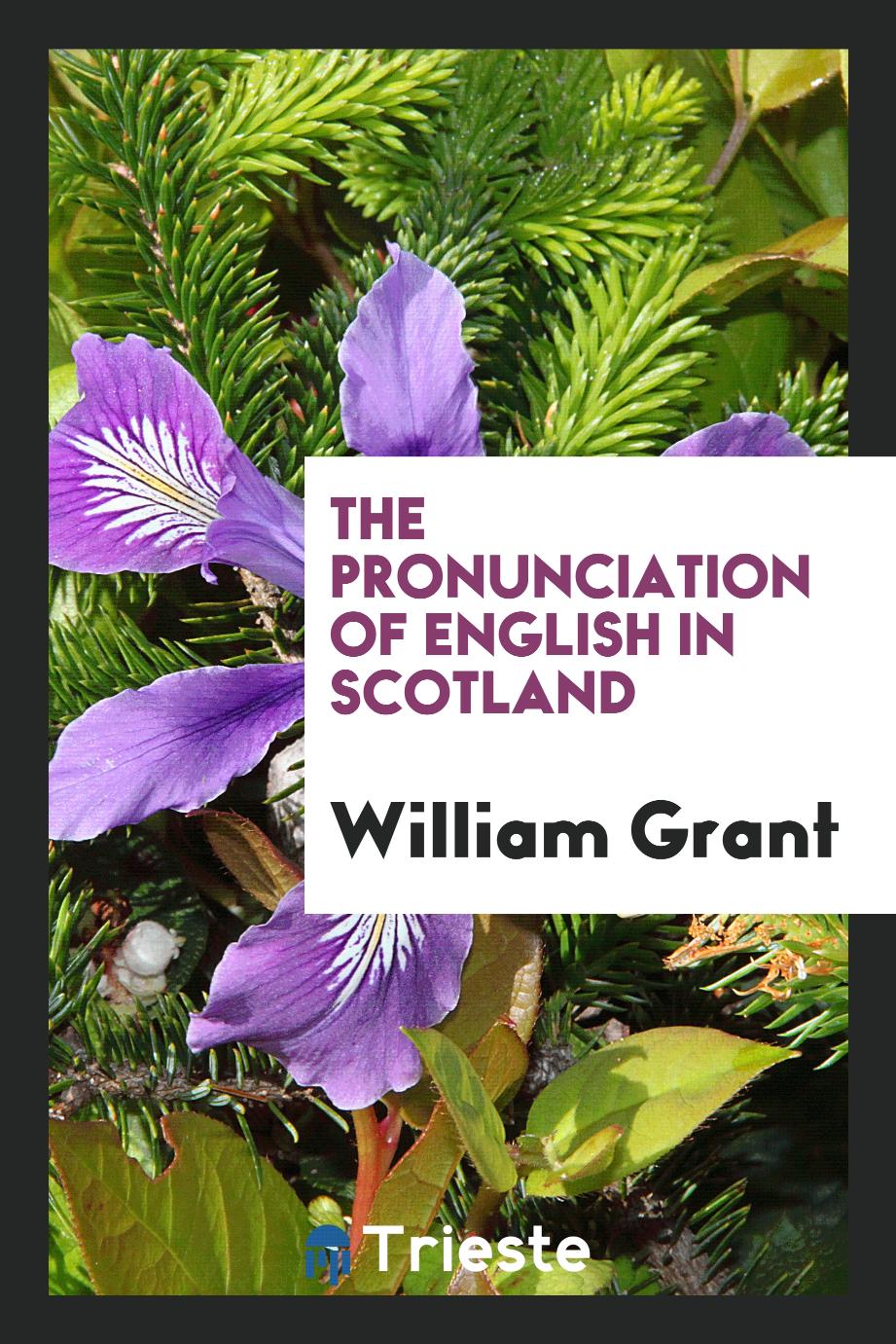 The pronunciation of English in Scotland