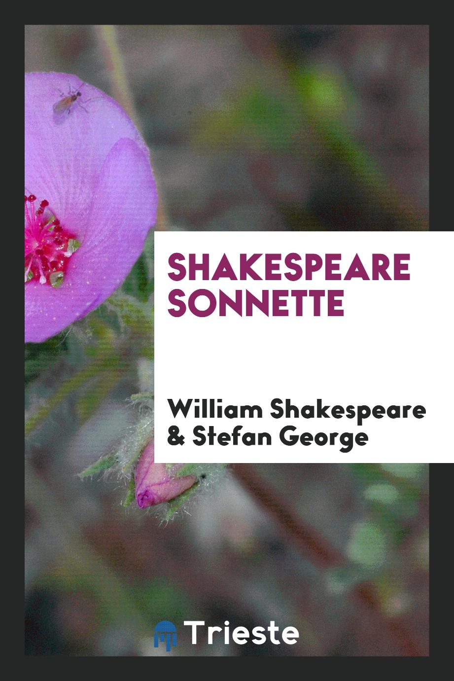 Shakespeare sonnette