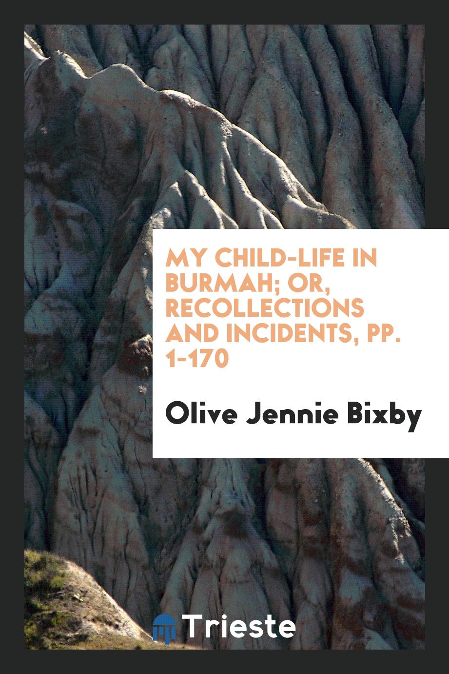 My Child-Life in Burmah; Or, Recollections and Incidents, pp. 1-170