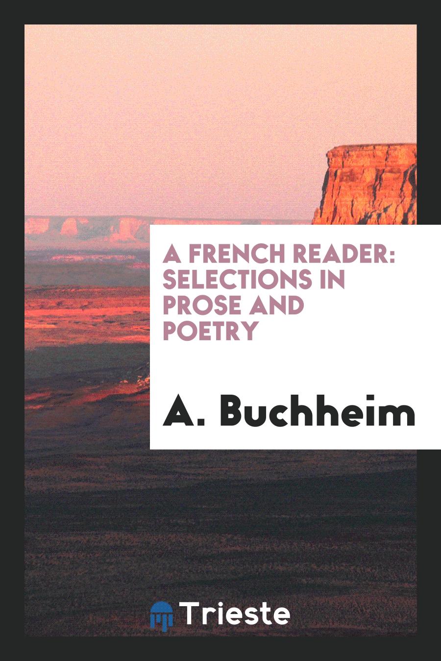 A French Reader: Selections in Prose and Poetry