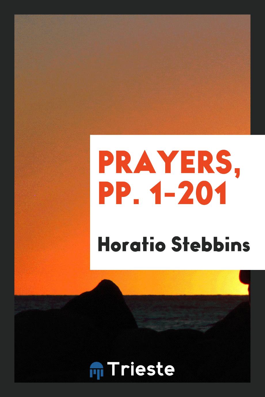 Prayers, pp. 1-201