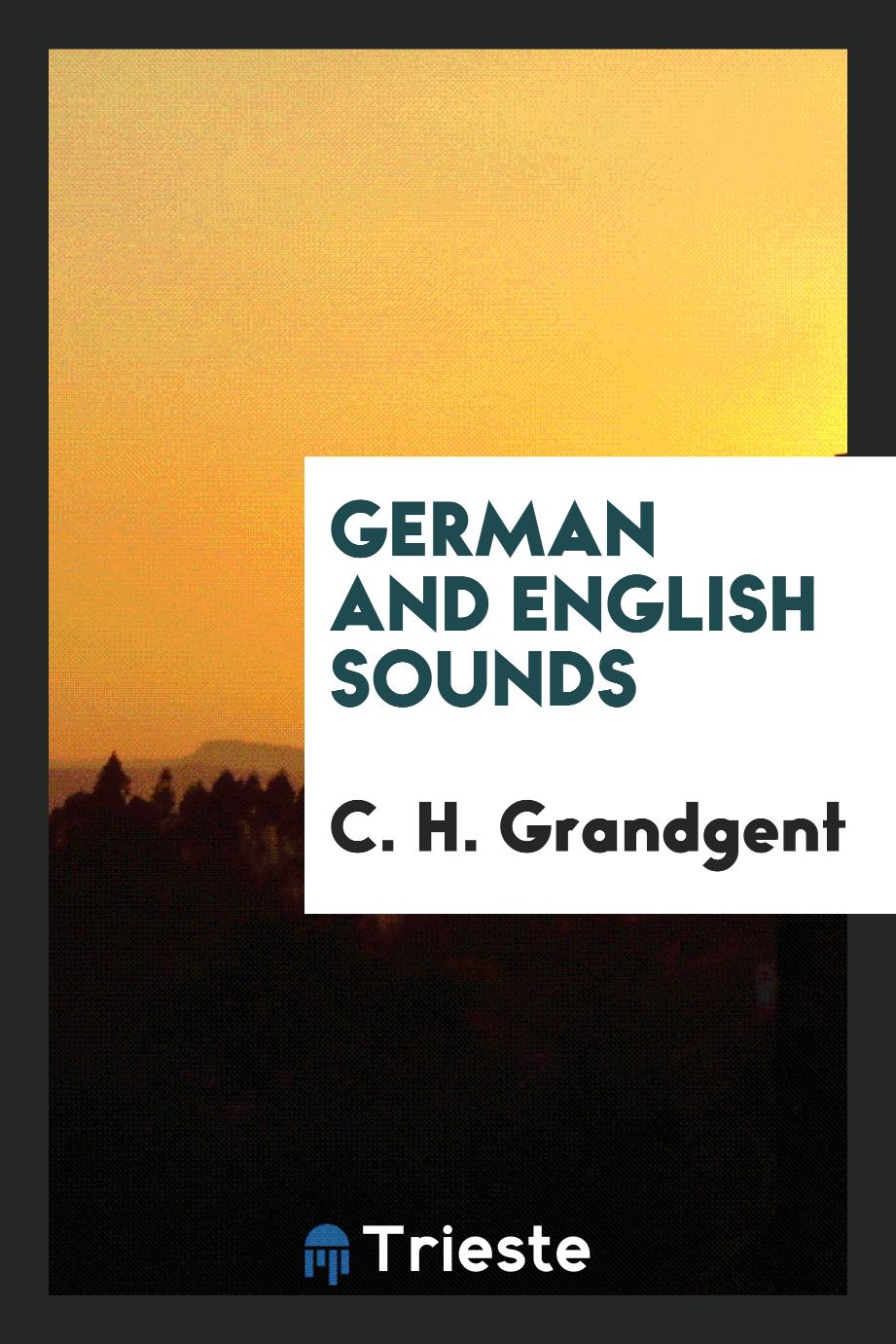 German and English sounds