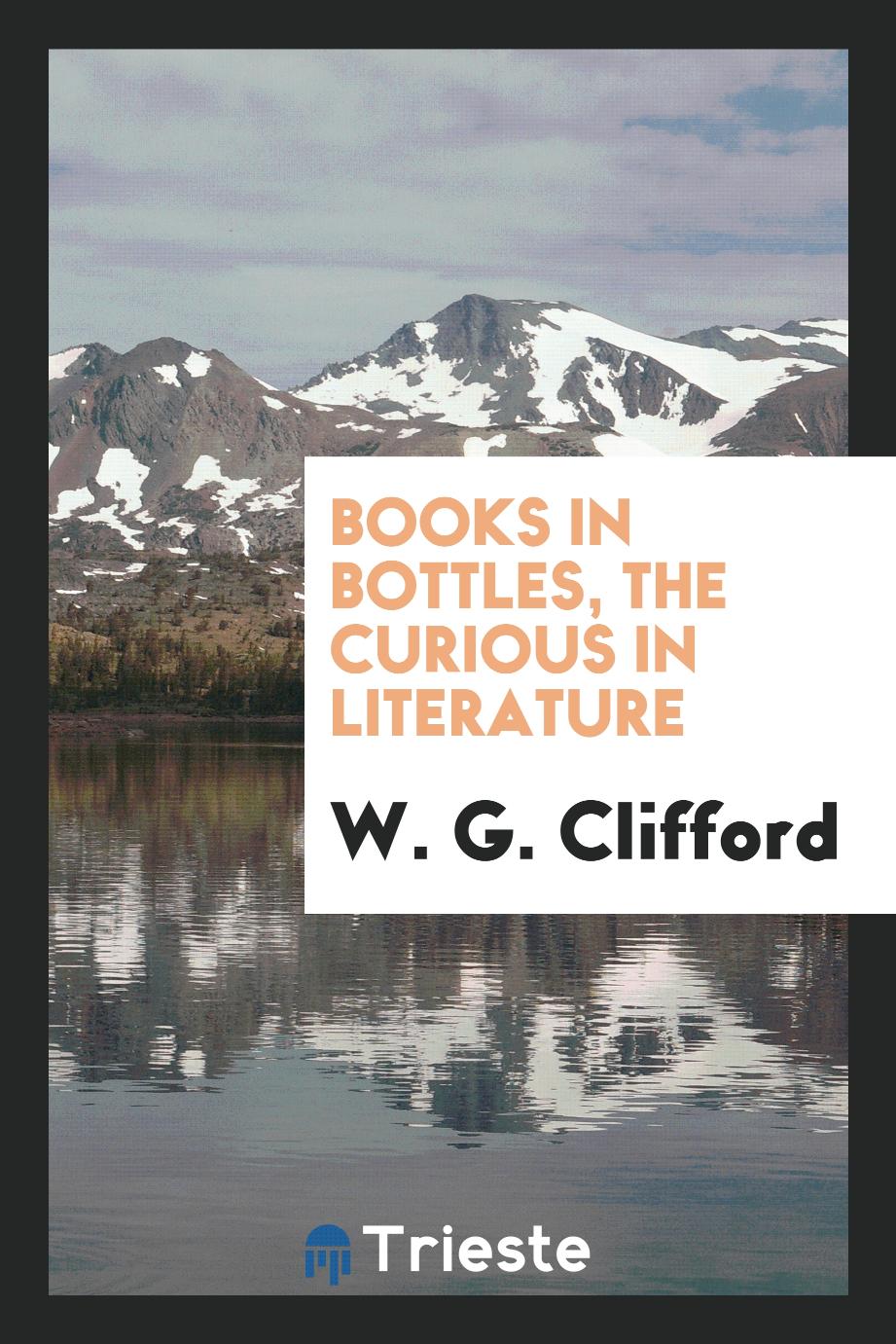 Books in bottles, the curious in literature