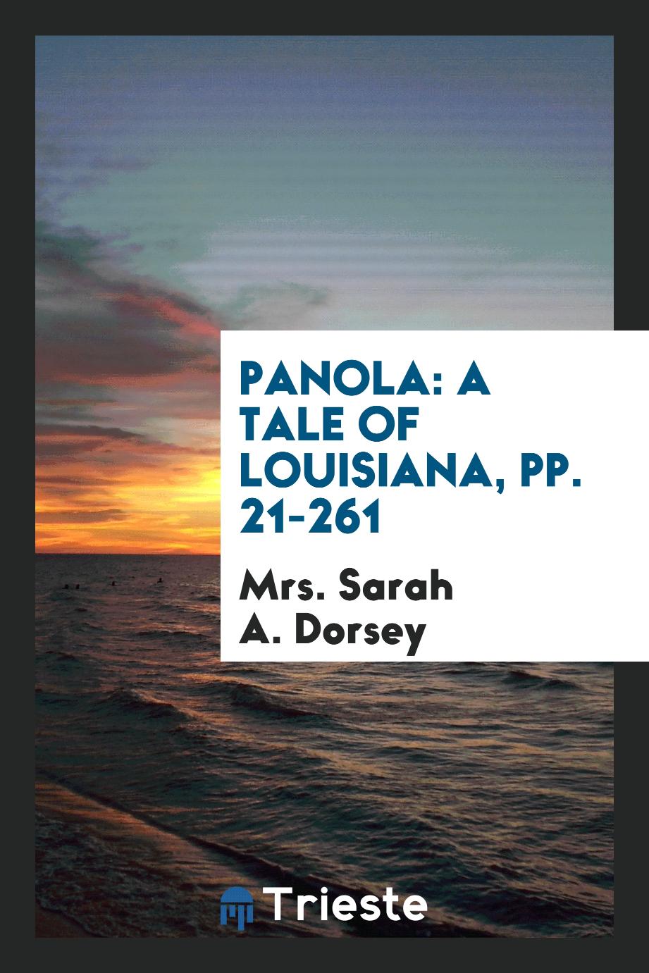 Panola: a tale of Louisiana, pp. 21-261