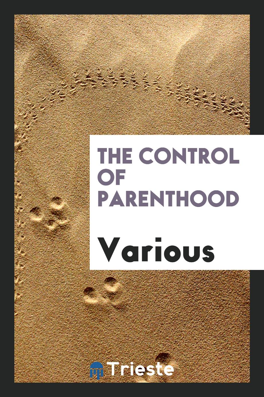 The control of parenthood