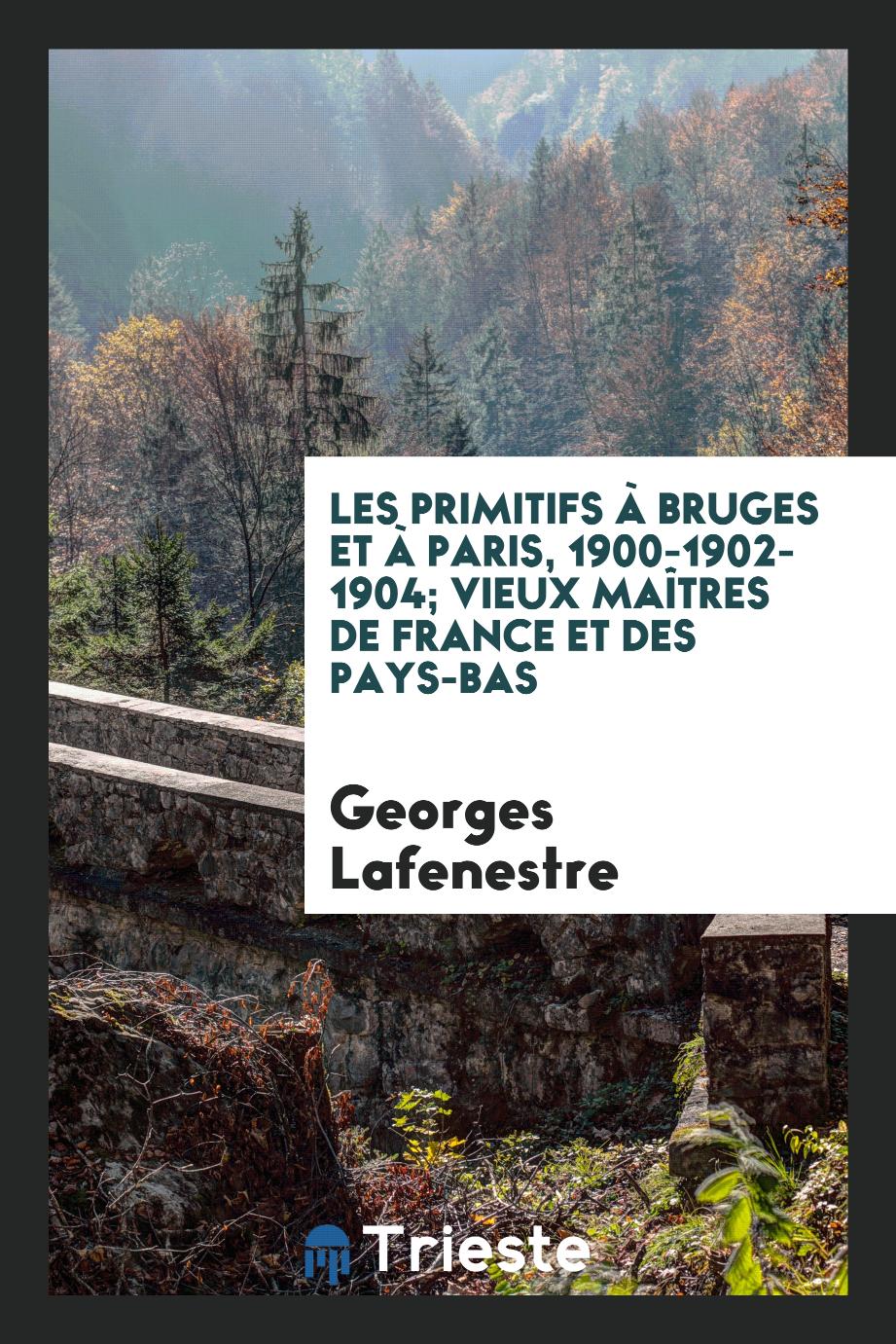 Les primitifs à Bruges et à Paris, 1900-1902-1904; vieux maîtres de France et des Pays-Bas