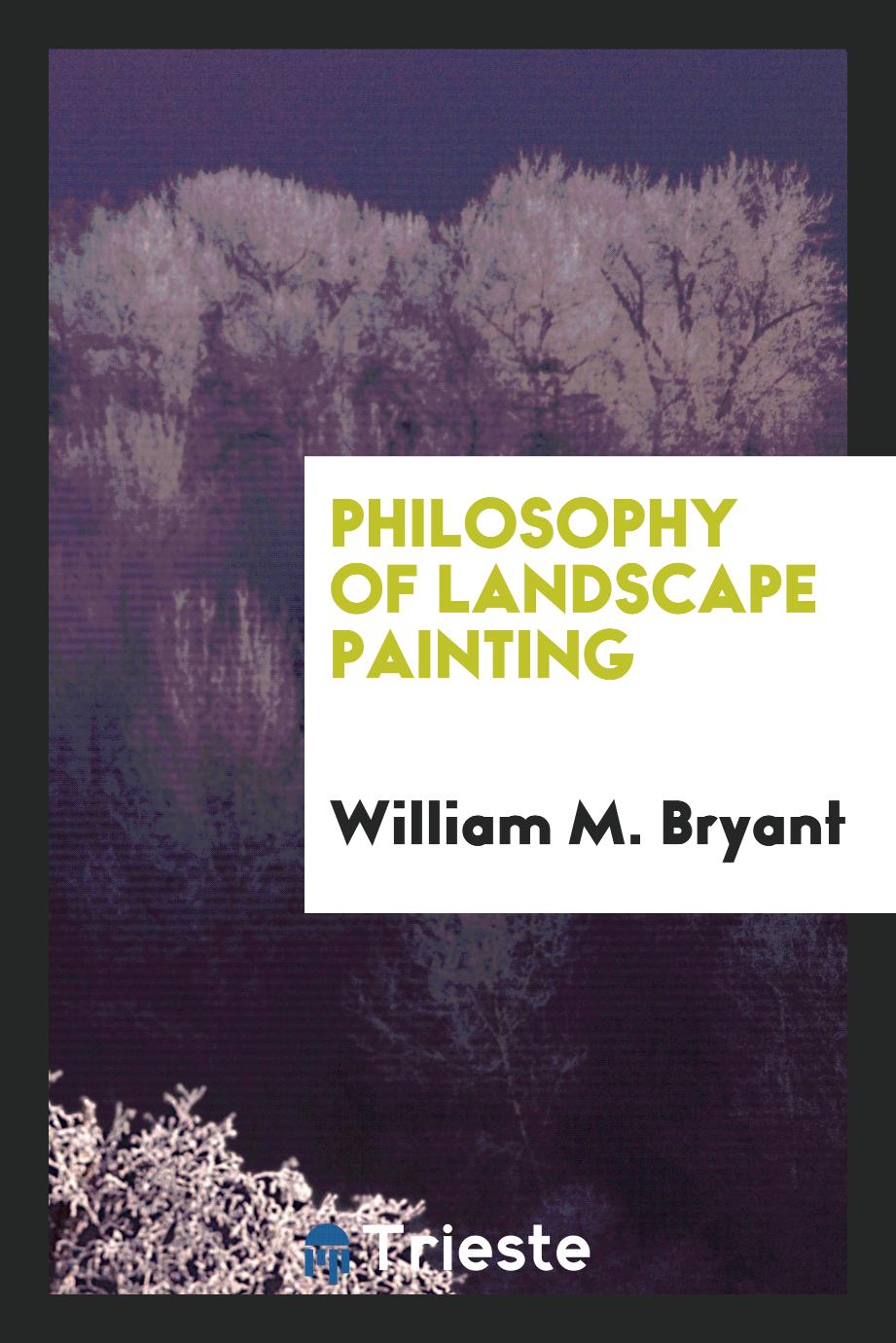 Philosophy of landscape Painting