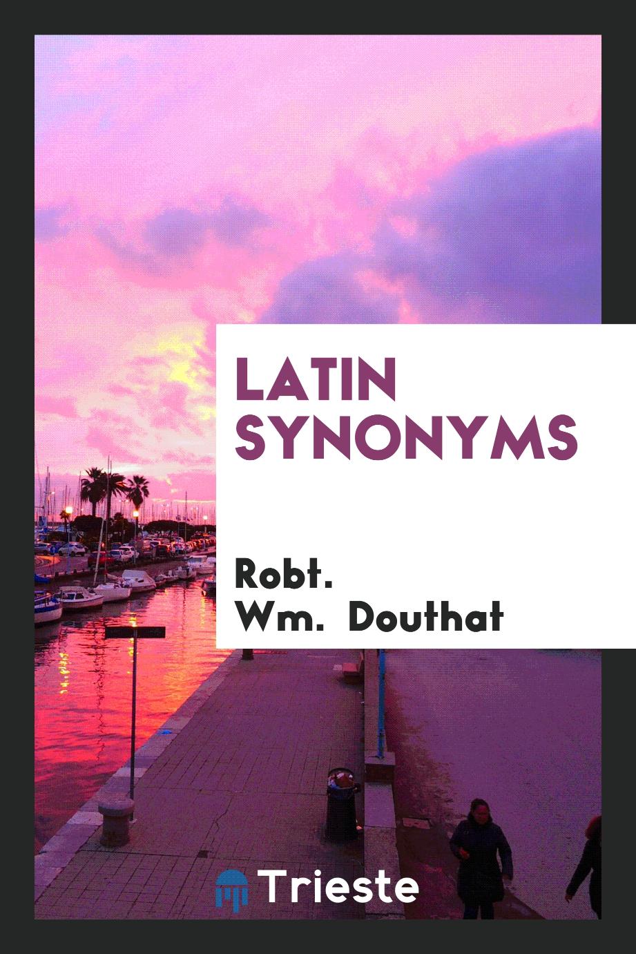 Latin Synonyms