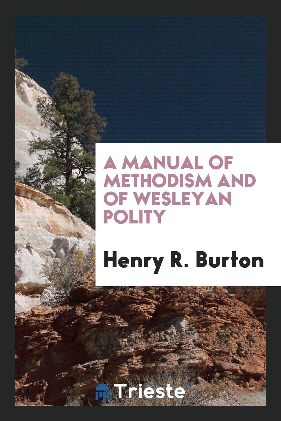 A manual of Methodism and of Wesleyan polity