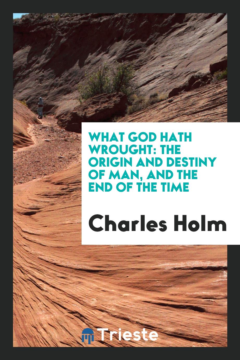 What God Hath Wrought: The Origin and Destiny of Man, and the End of the Time