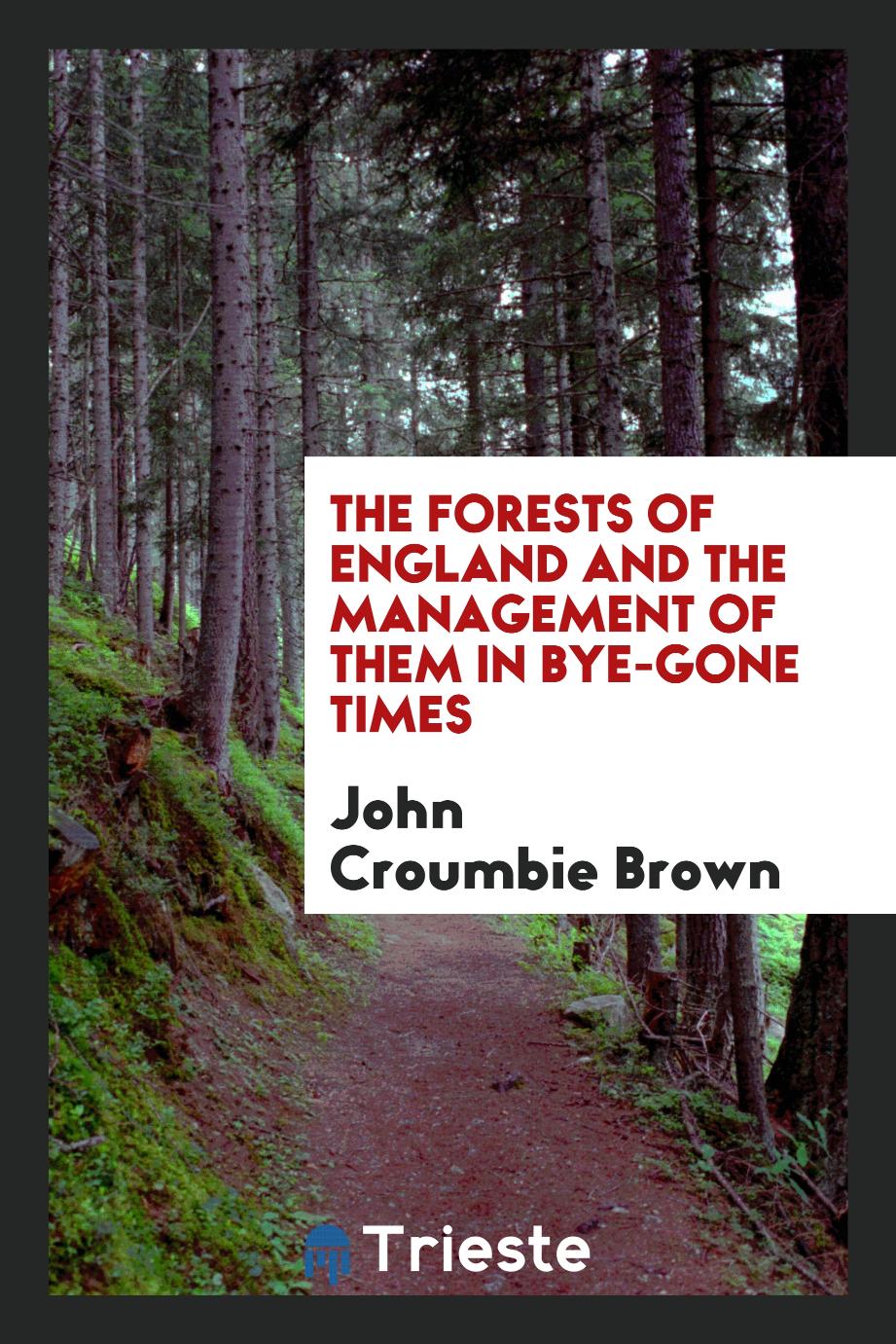 The Forests of England and the Management of Them in Bye-Gone Times