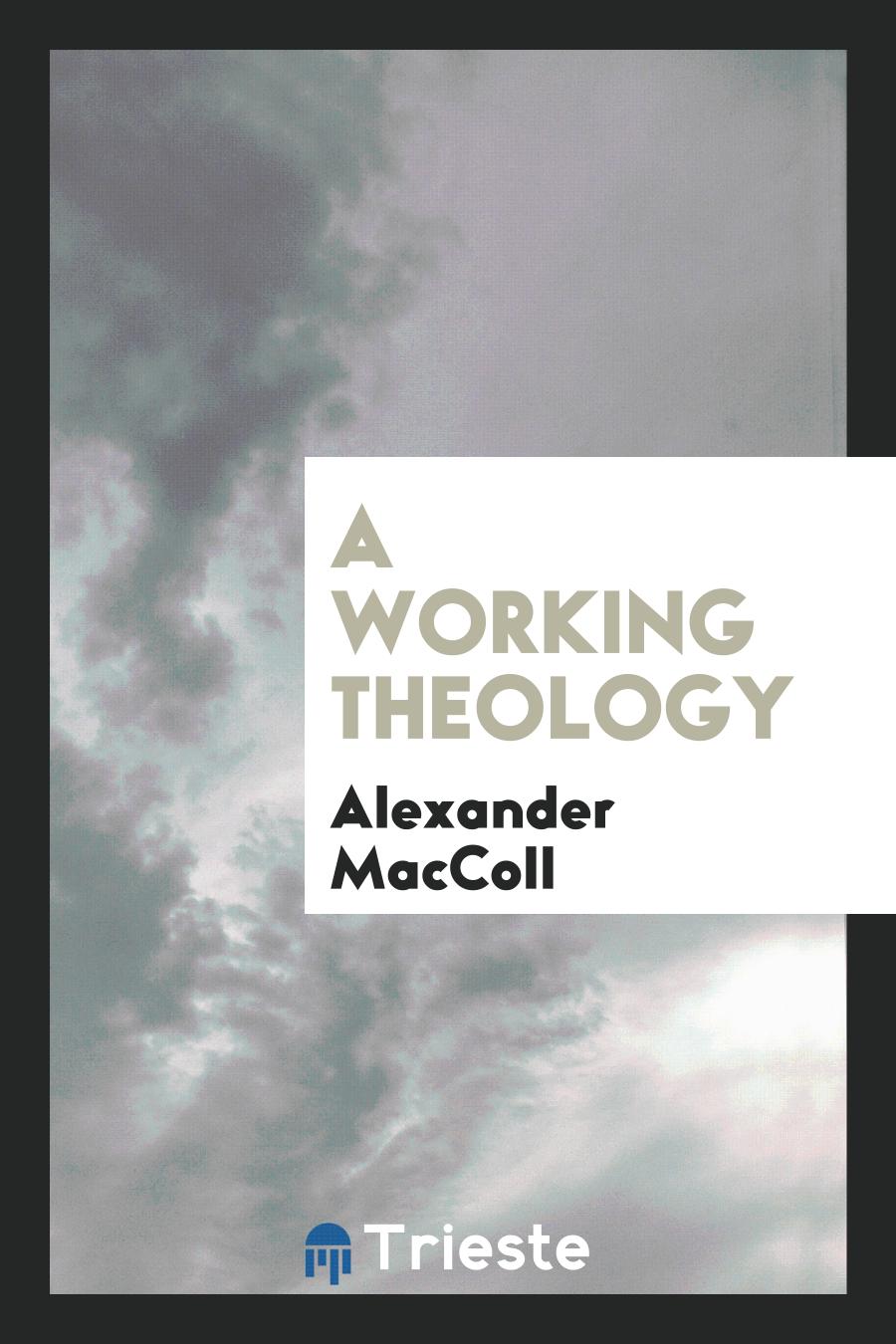 A Working Theology