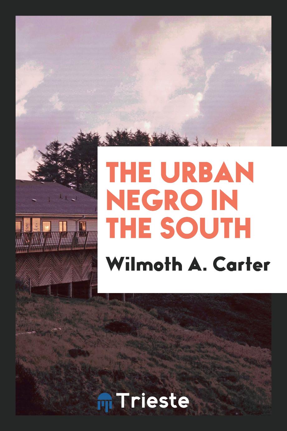The urban Negro in the South