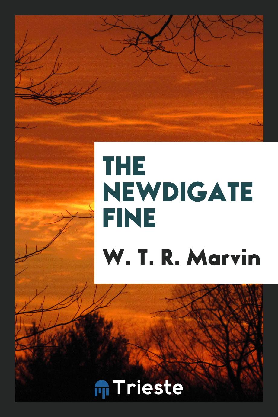 The Newdigate fine