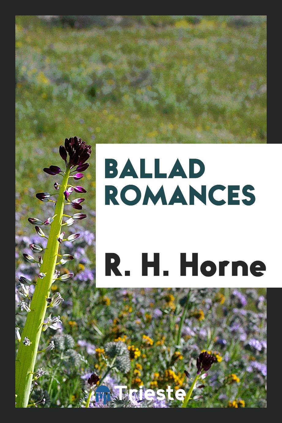 Ballad romances