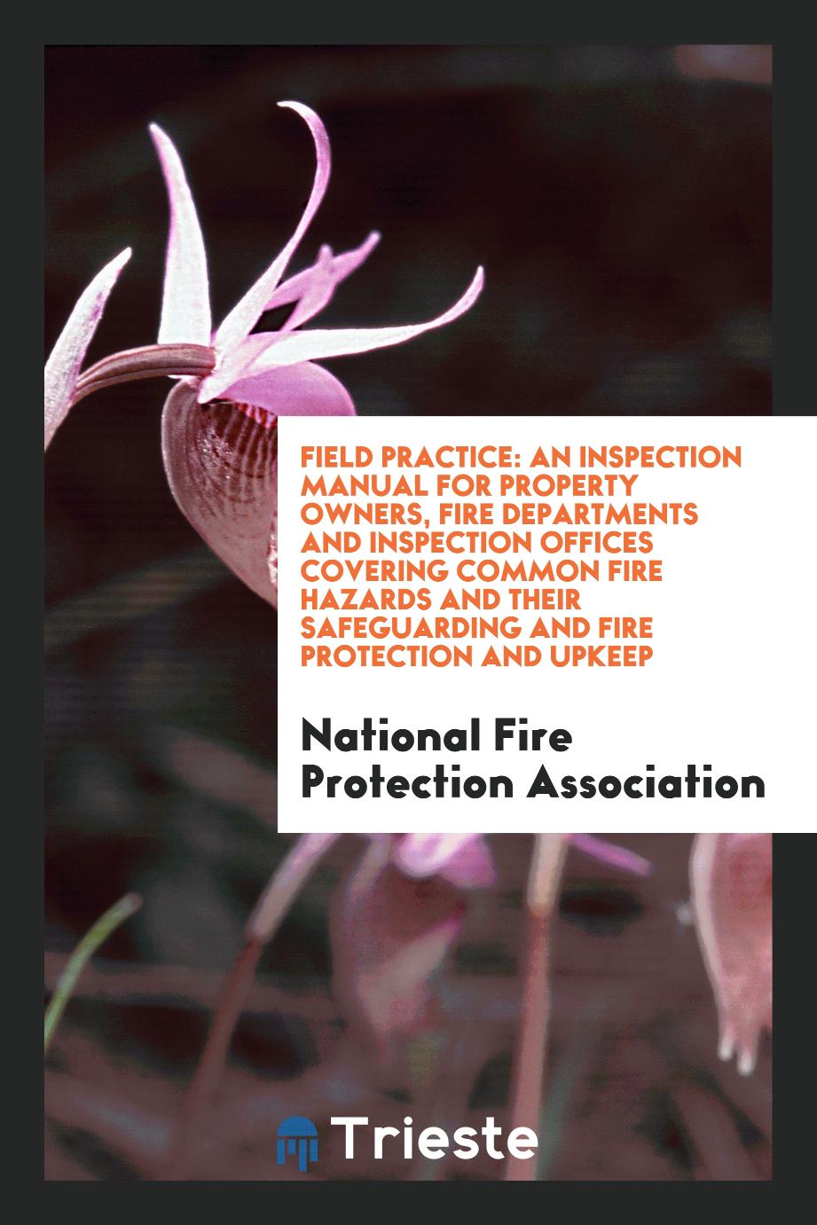 Field Practice: An Inspection Manual for Property Owners, Fire Departments and Inspection Offices Covering Common Fire Hazards and Their Safeguarding and Fire Protection and Upkeep