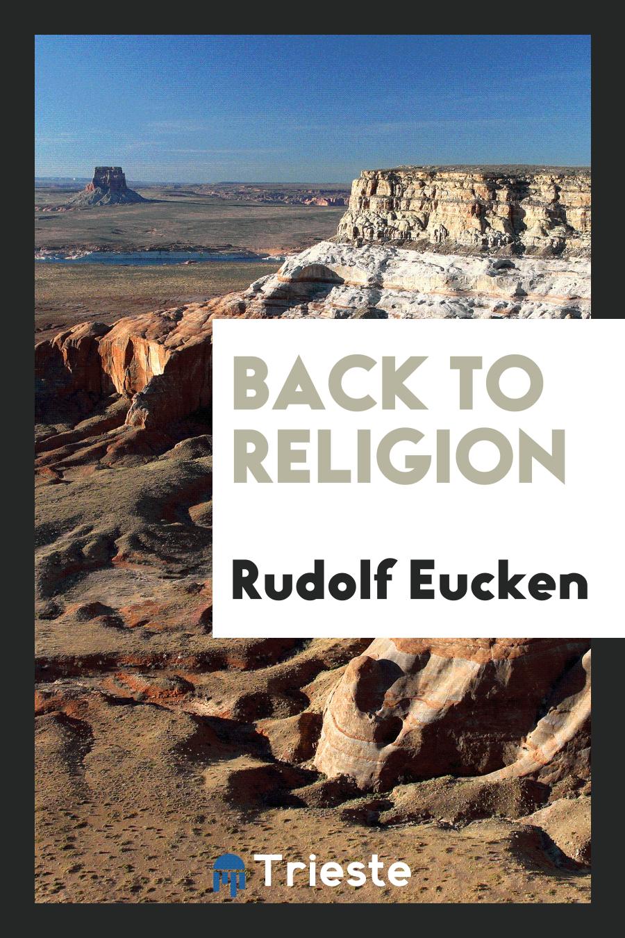 Back to religion