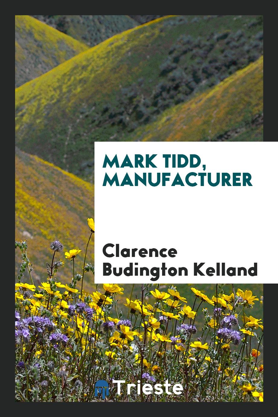 Mark Tidd, manufacturer