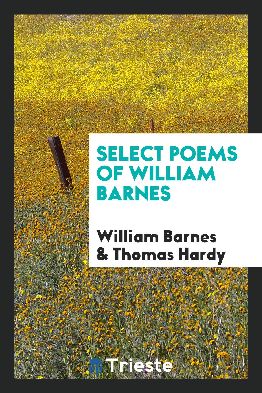 Select poems of William Barnes