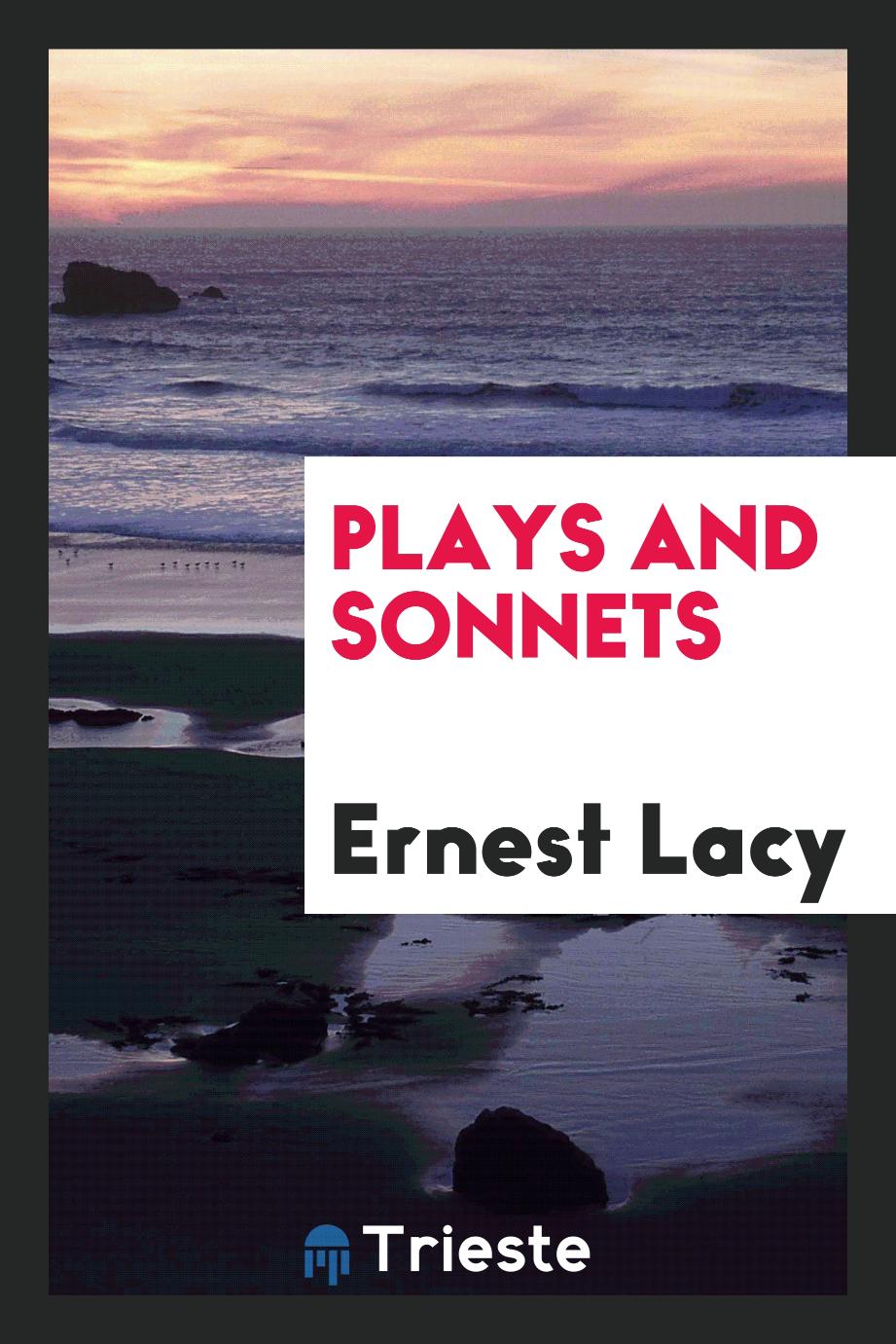 Plays and Sonnets