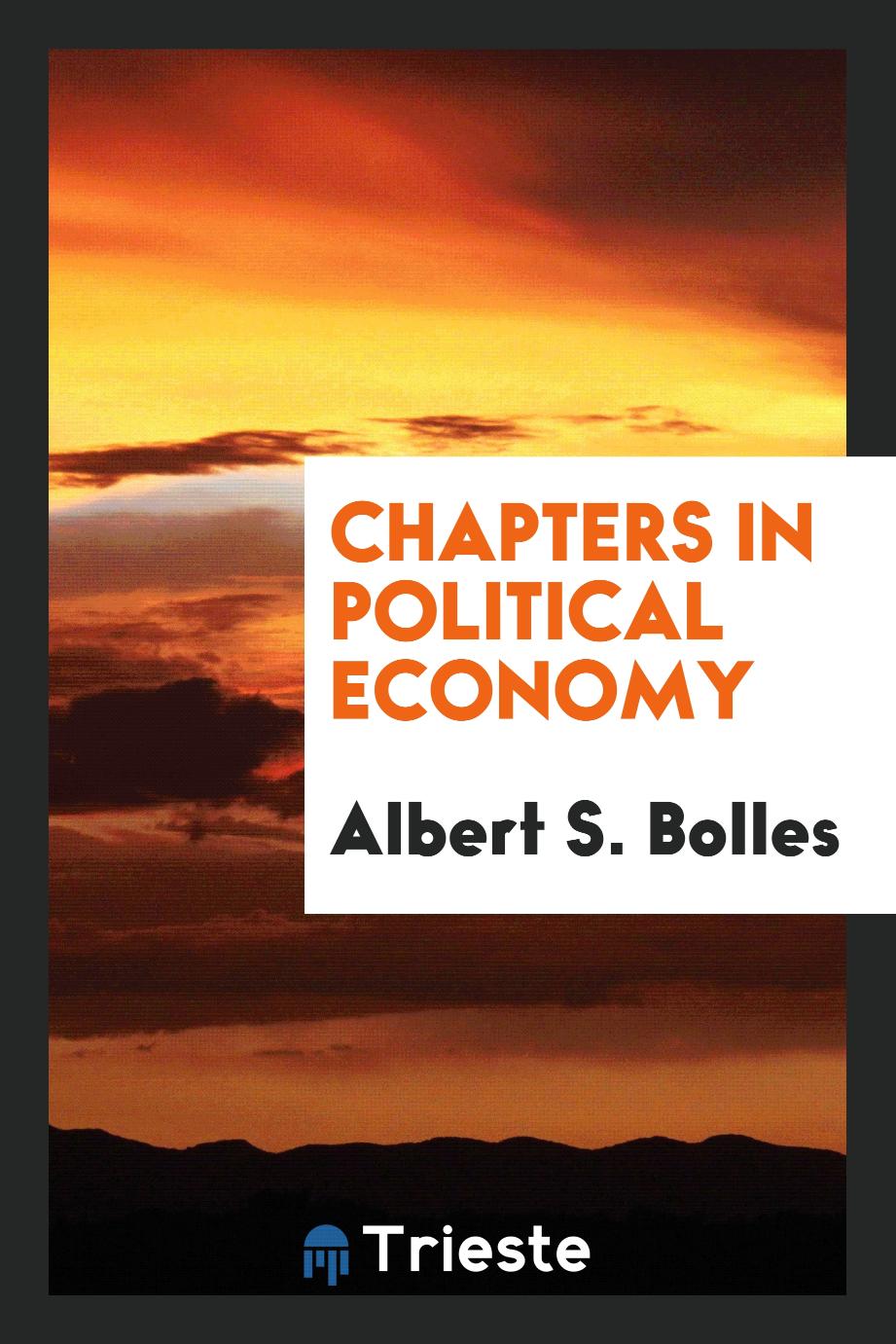 Chapters in political economy