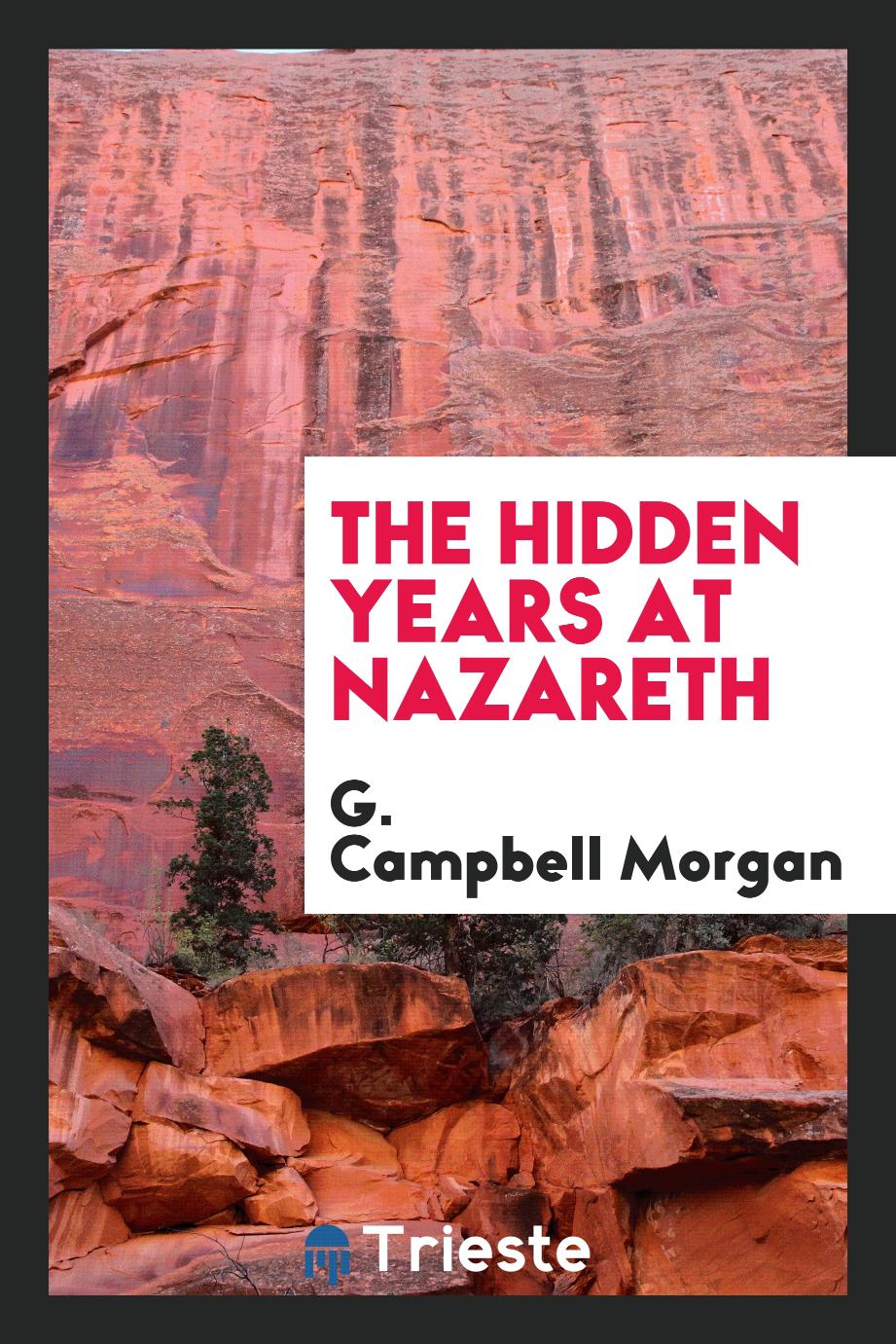 The hidden years at Nazareth