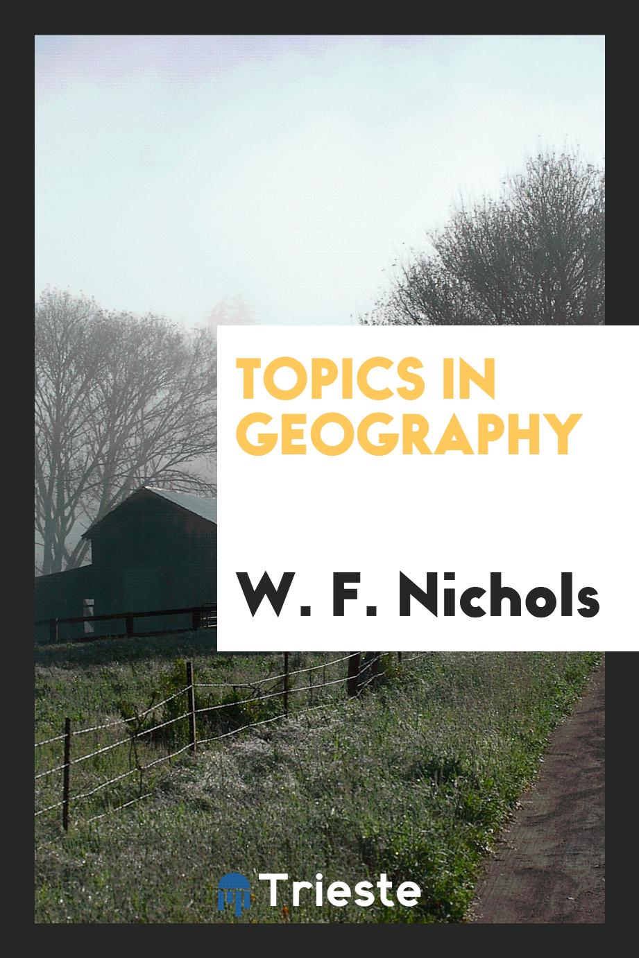 Topics in Geography