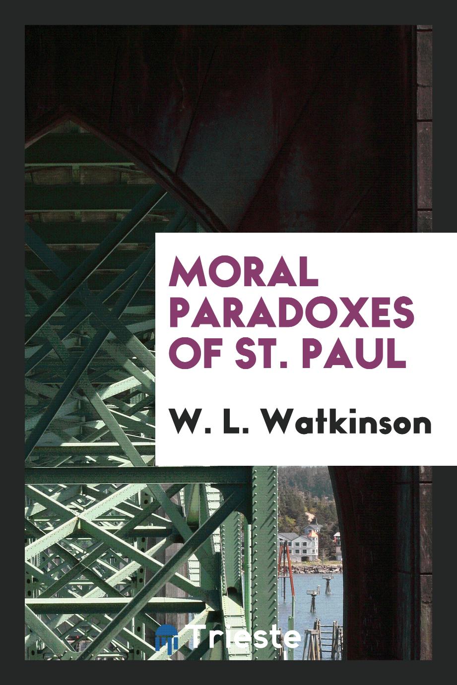 Moral paradoxes of St. Paul