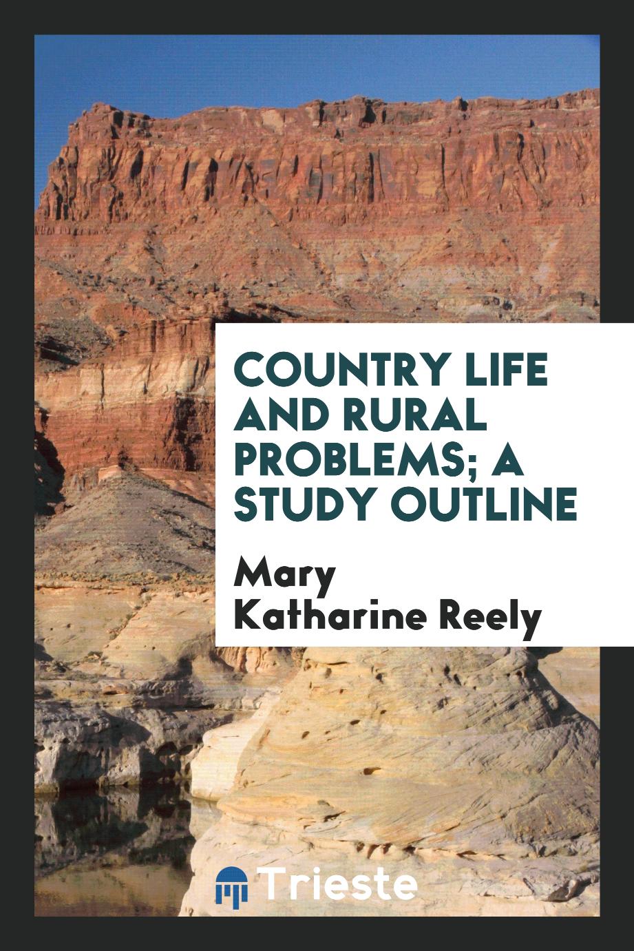 Country life and rural problems; a study outline