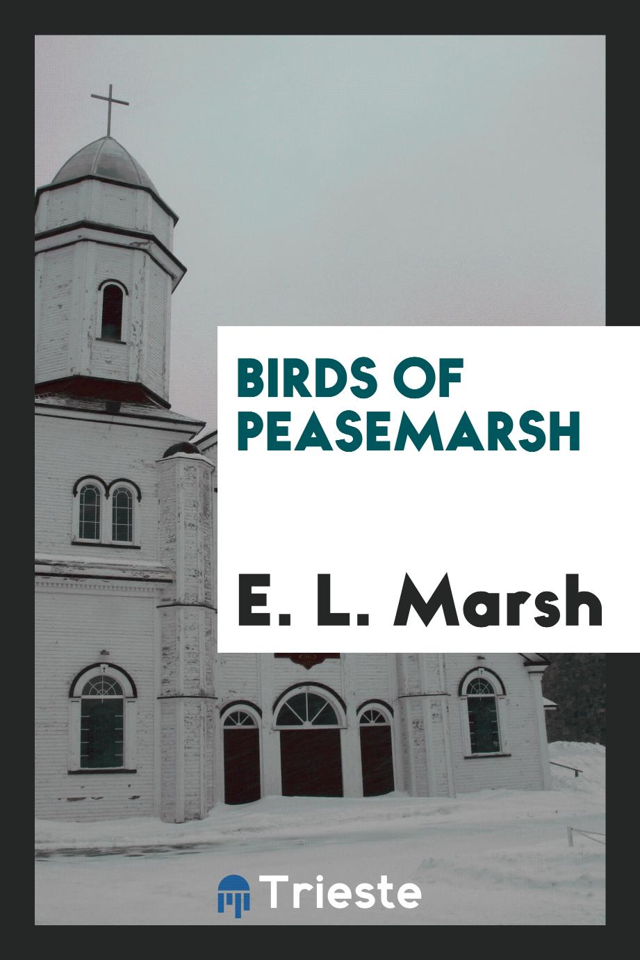 Birds of Peasemarsh