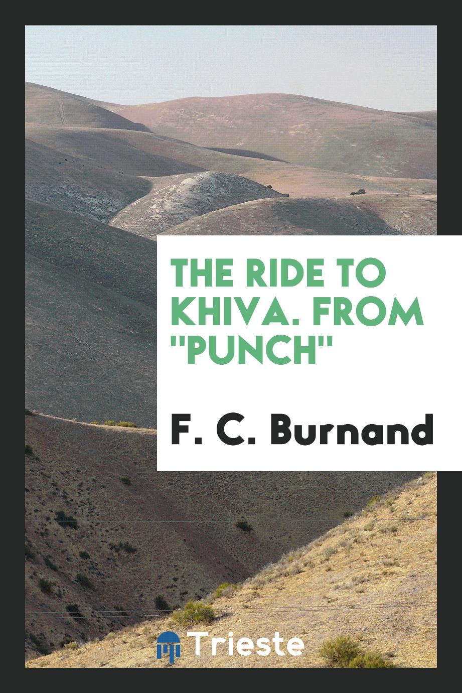 The Ride to Khiva. From "Punch"