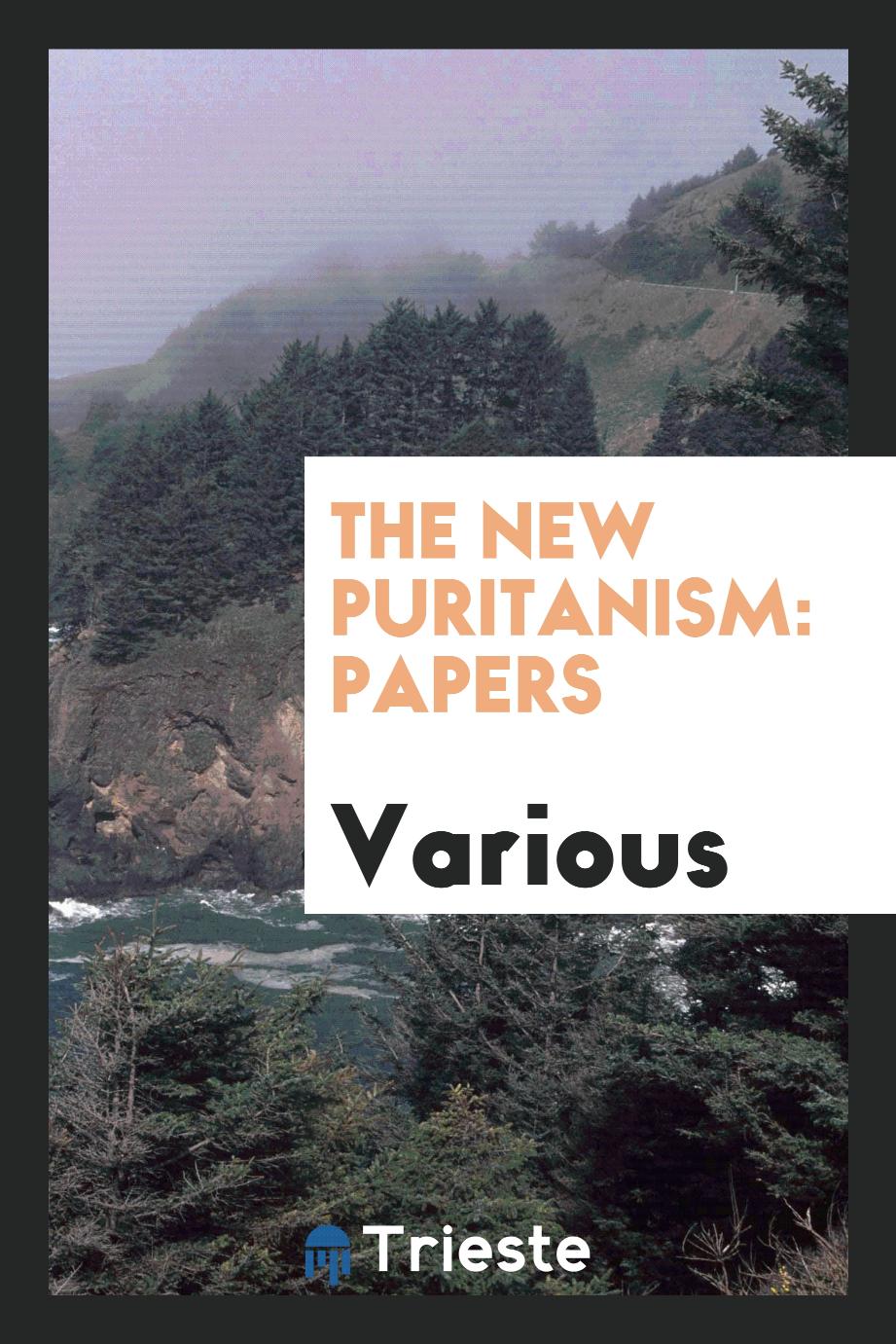 The new Puritanism: papers