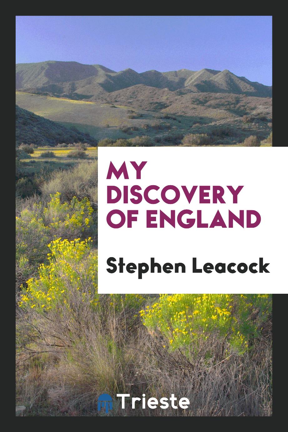 My discovery of England