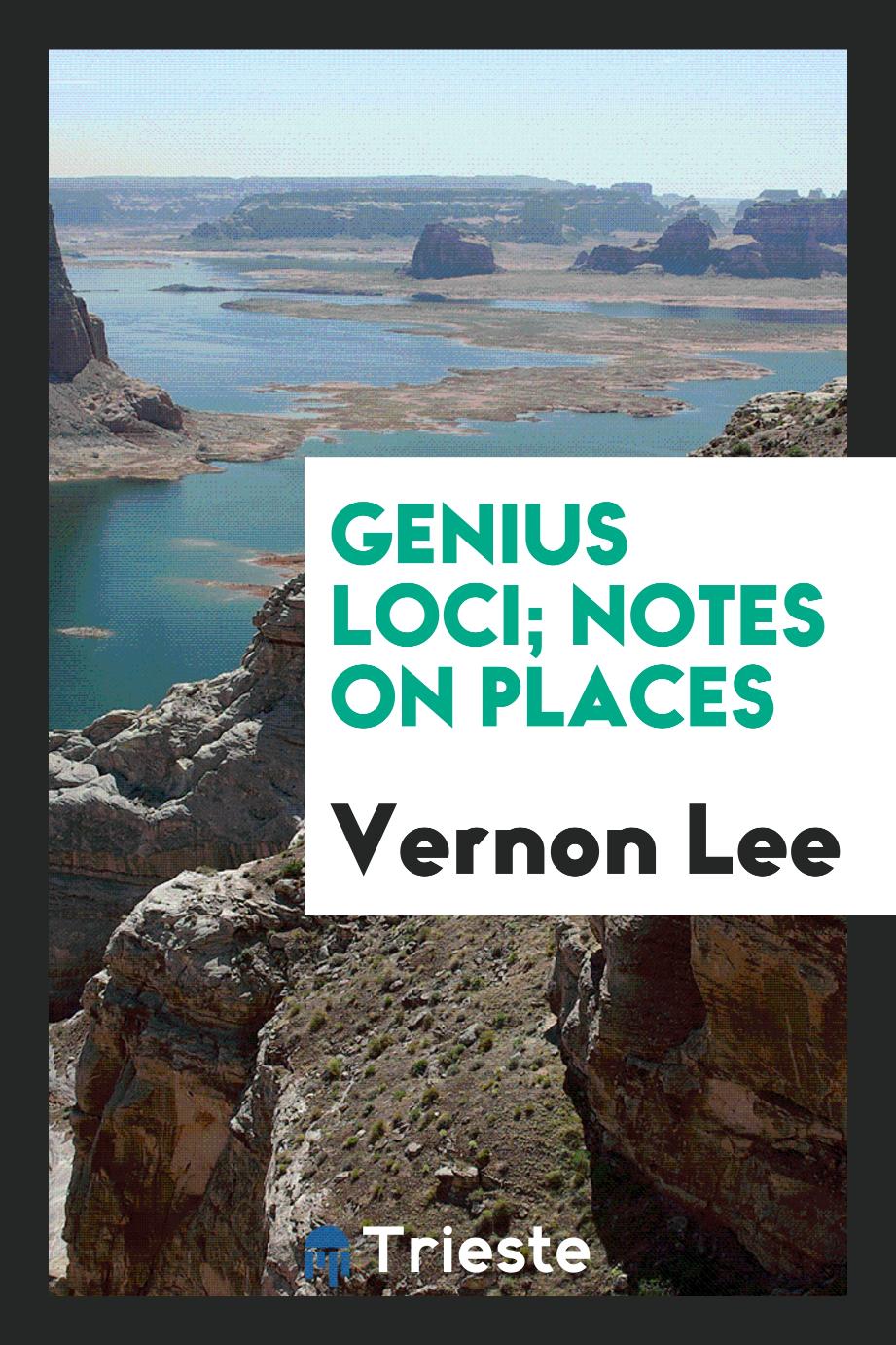 Genius loci; notes on places