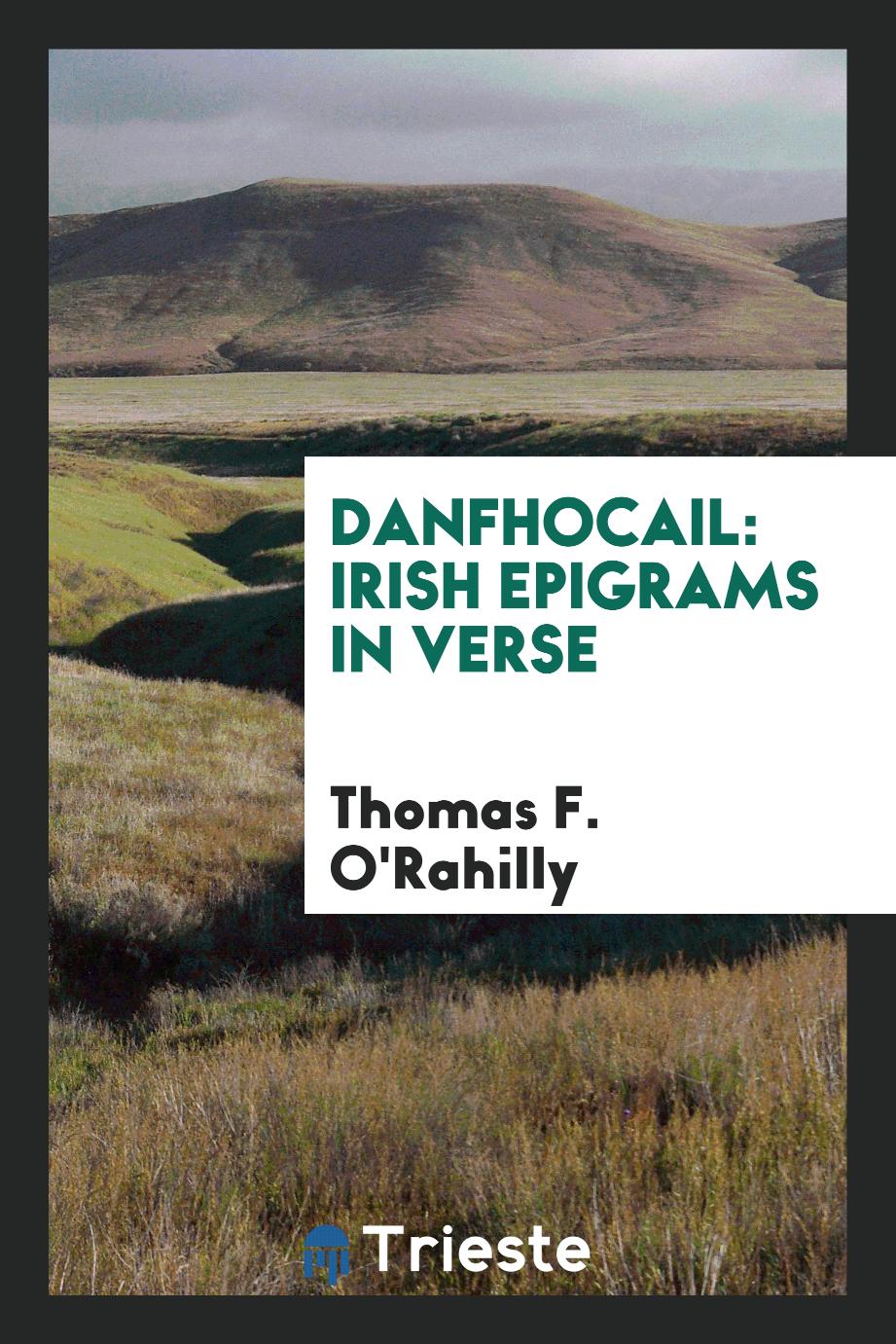 Danfhocail: Irish epigrams in verse