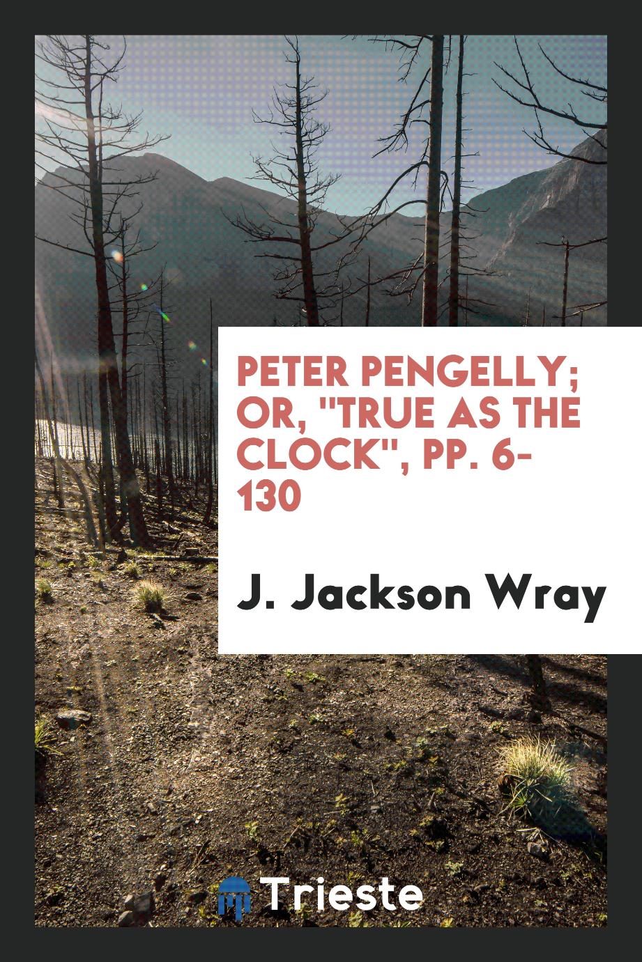 Peter Pengelly; Or, "True as the Clock", pp. 6-130