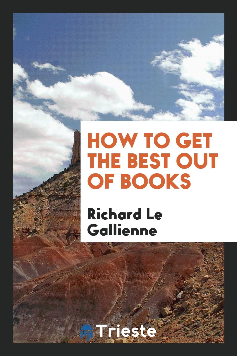 How to get the best out of books
