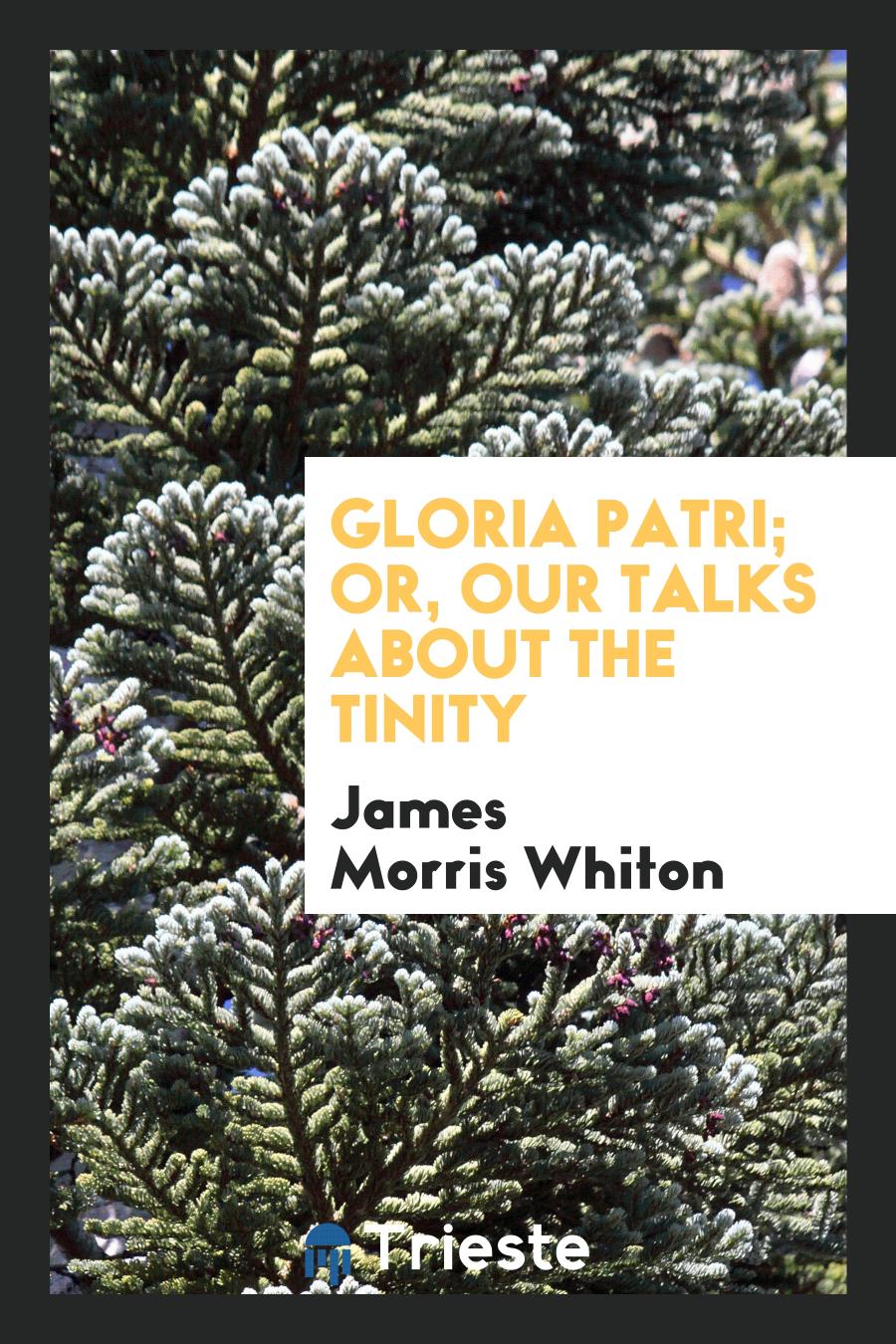 Gloria Patri; Or, Our Talks About the Tinity