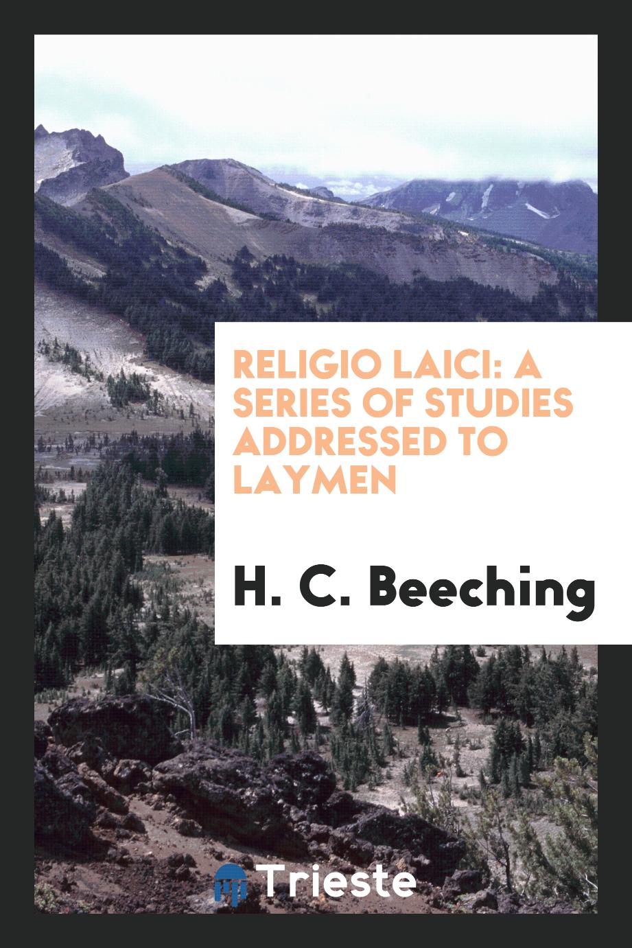 Religio laici: a series of studies addressed to laymen