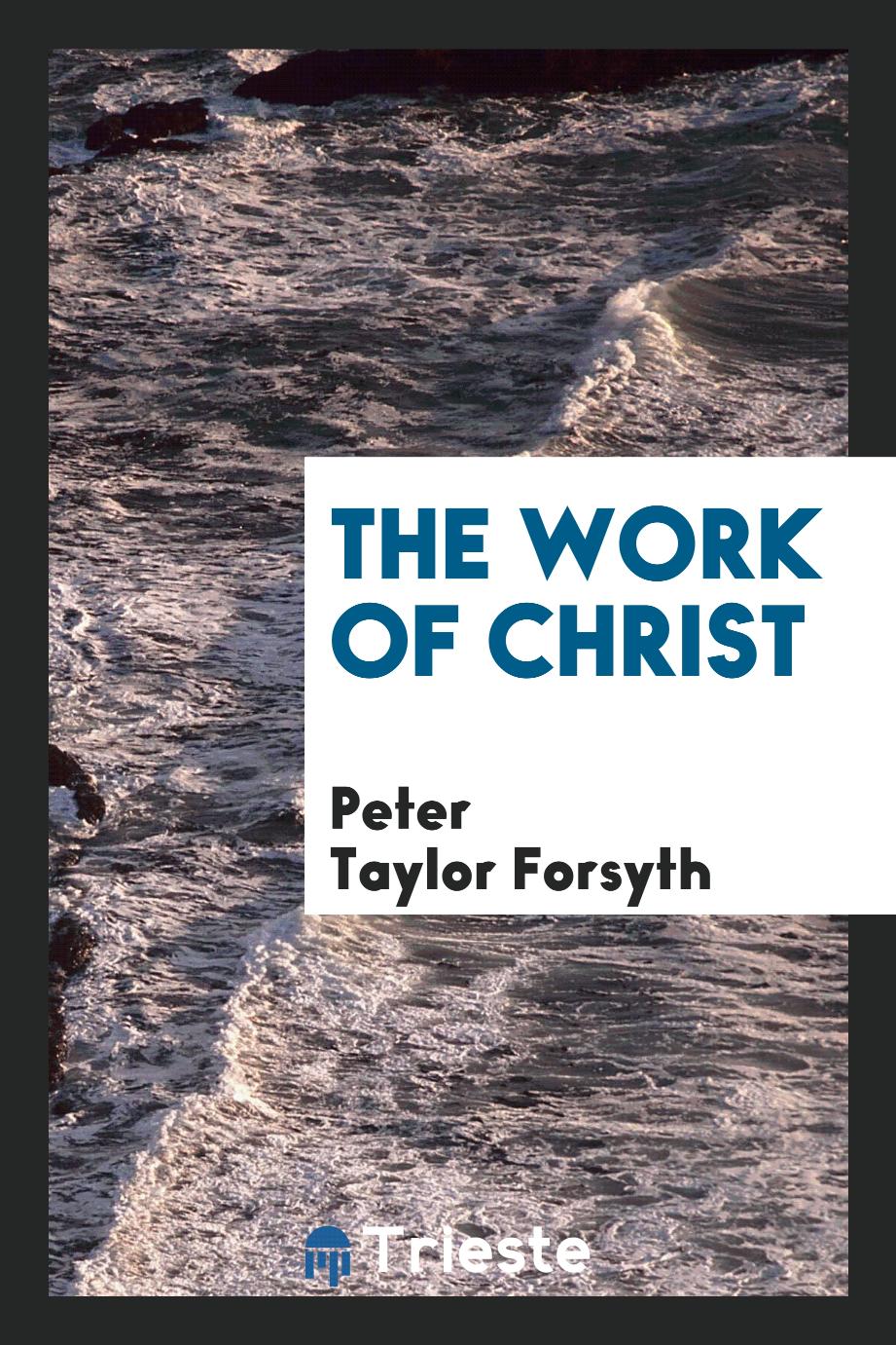 The work of Christ